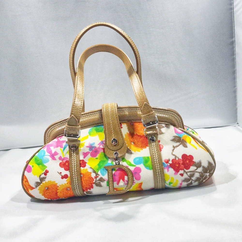 Authentic Christian Dior Floral Detective Bag NWOT